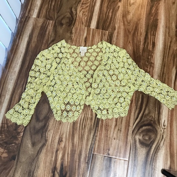 Plenty by Tracy Reese Sweaters - CROCHETED SHRUG BY PLENTY SIZE 2